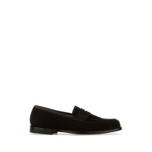 Crockett&Jones Men Brown Suede Grantham 2 Loafers